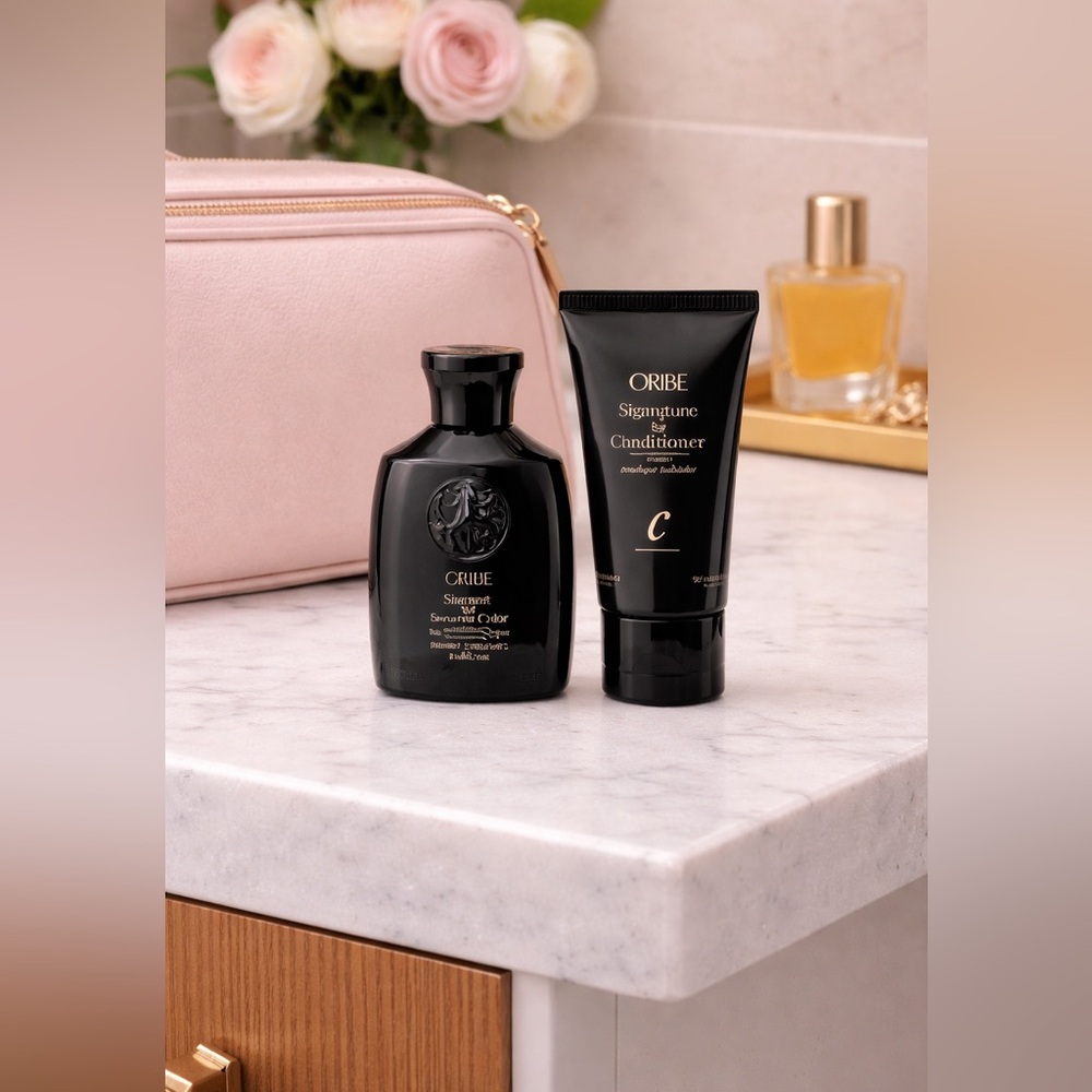 🆕 Oribe Black Signature Hair Care Travel- Size Duo